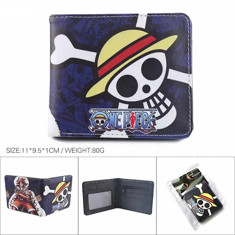 Новый слитный кожаный кошелек с аниме-фигурками Luffy Nami Zoro милый для студентов