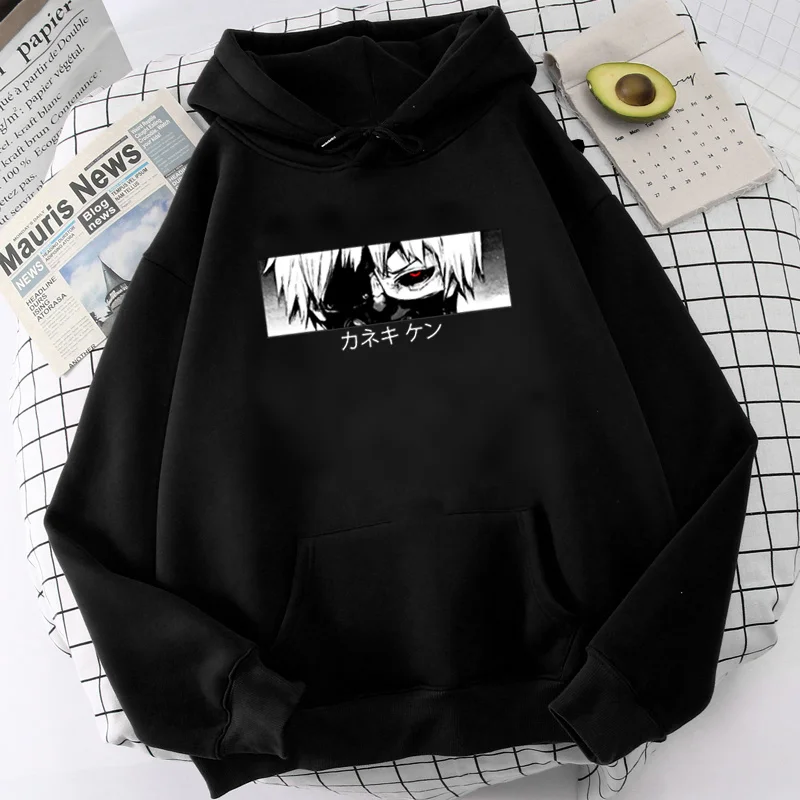 

tokyo ghoul Kaneki Ken hoodies female 2022 printed Ulzzang grunge women sweatshirts hoddies harajuku Korea