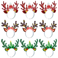 christmas antler headbands christmas party reindeer hairbands reindeer hair christmas costumes accessory