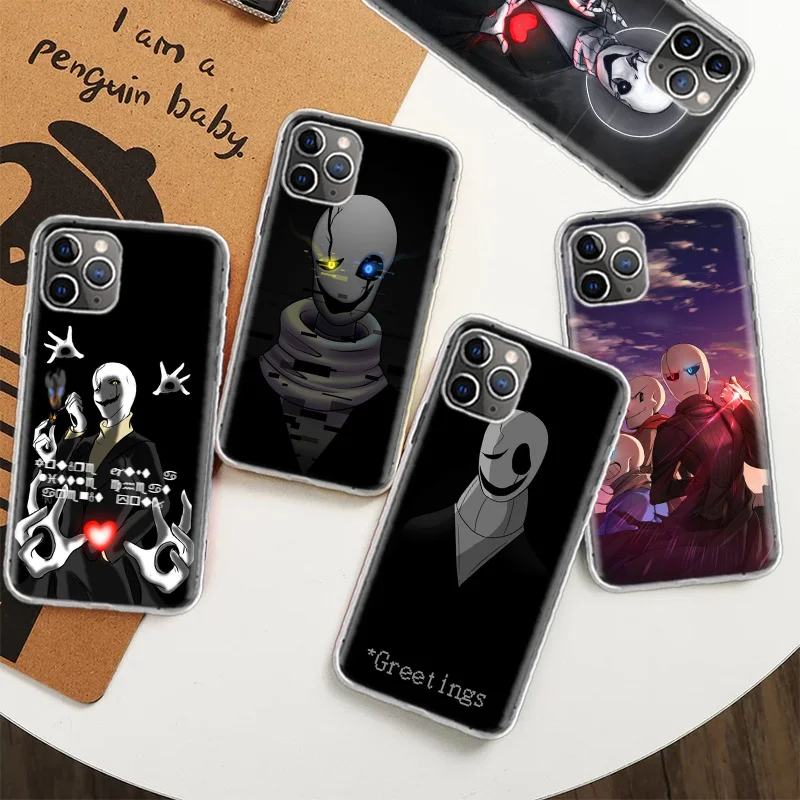 Фото W. D. Gaster Phone For Apple 11 Iphone 13 Pro Max 12 Mini Case X XS XR 8 Plus 7 6 6S SE 2020 5 5S Cover №1