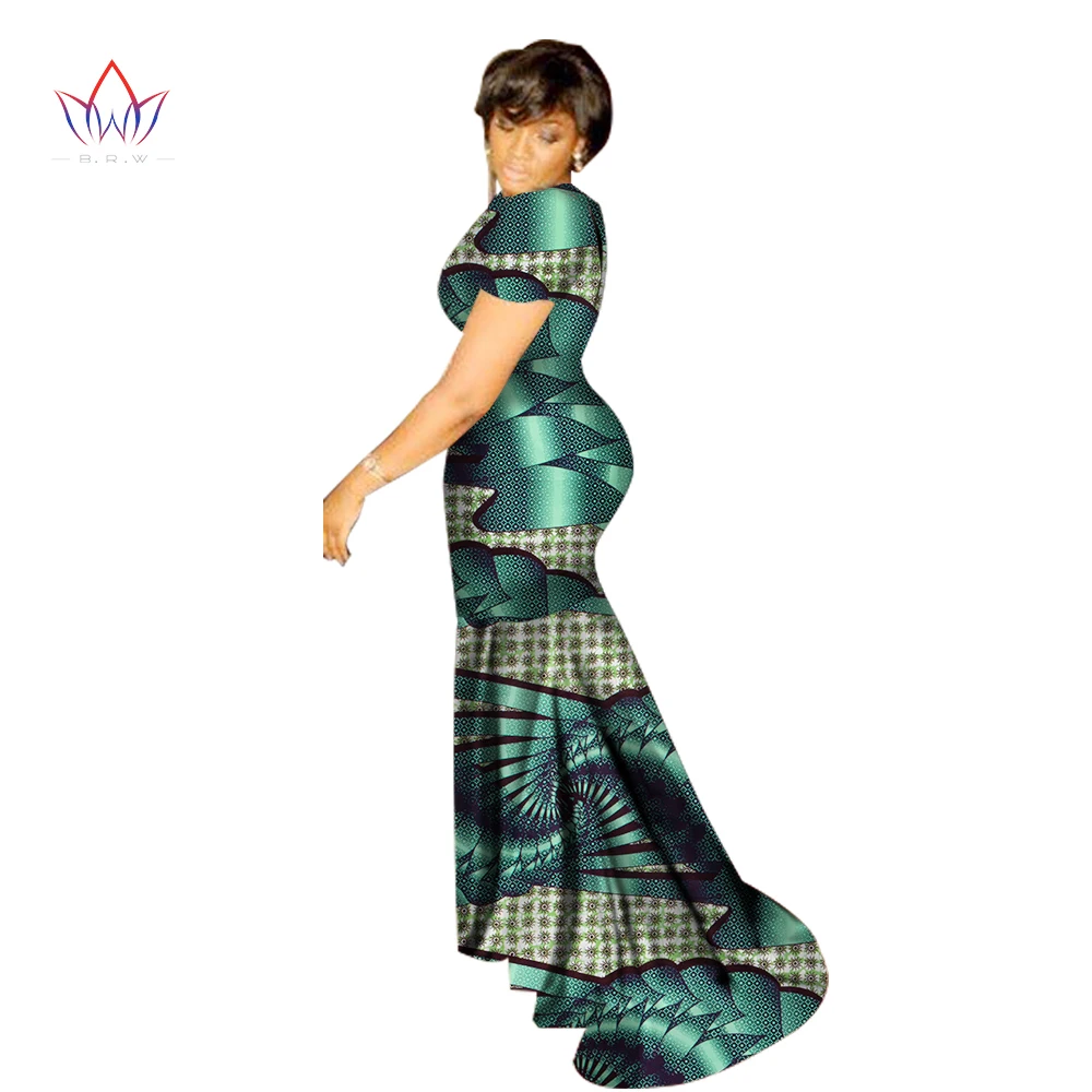 Африканские платья женское летнее платье длинное сексуальные Макси-платья Bazin