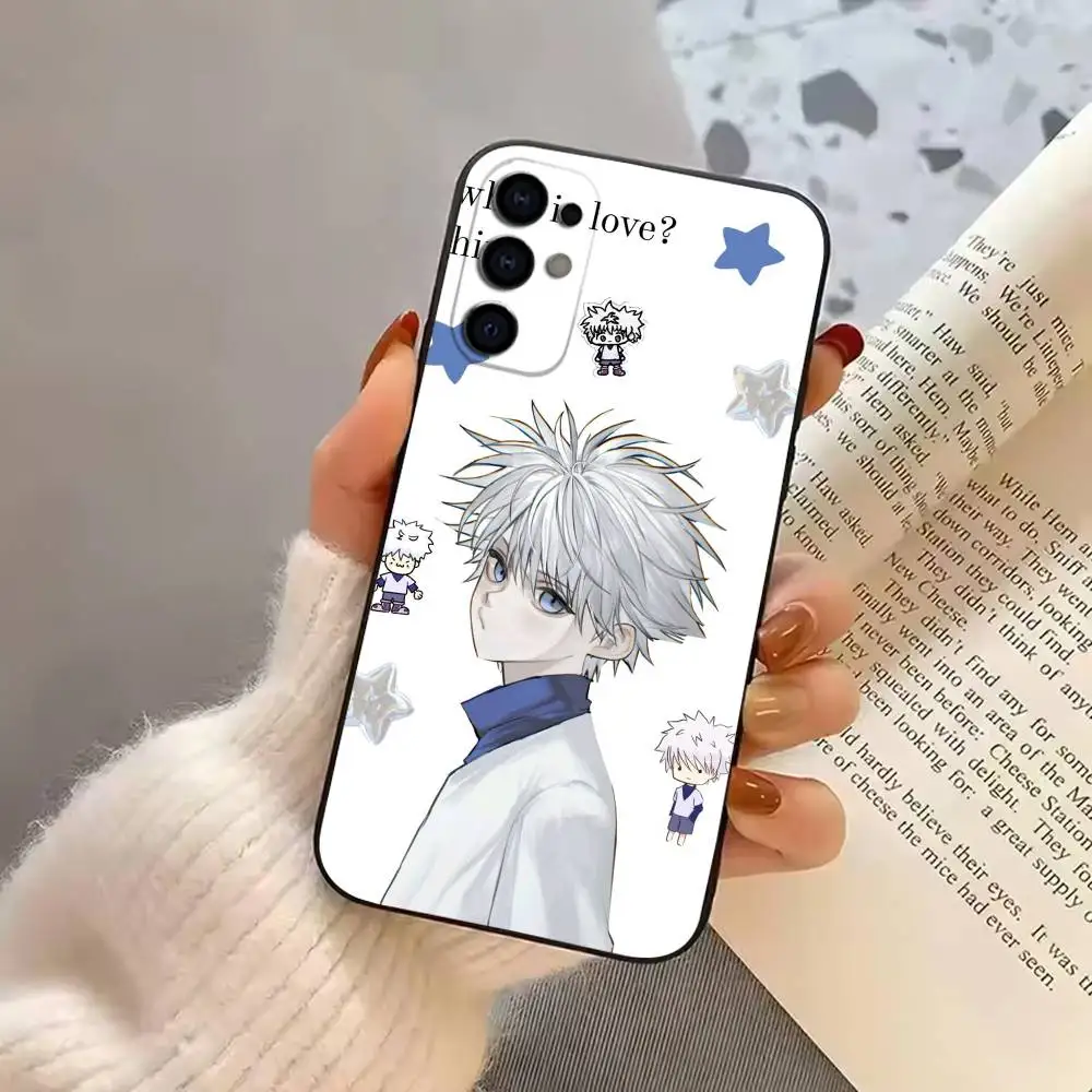 Чехол для телефона Samsung S25, S24, S21, S22, S23, S30, Ultra, S20, Plus, Fe с изображением персонажа из японской манги Хантера Килуа Золдик, мягкий силиконовый, черный (art.: 3920db4562153) - 3920db4562153