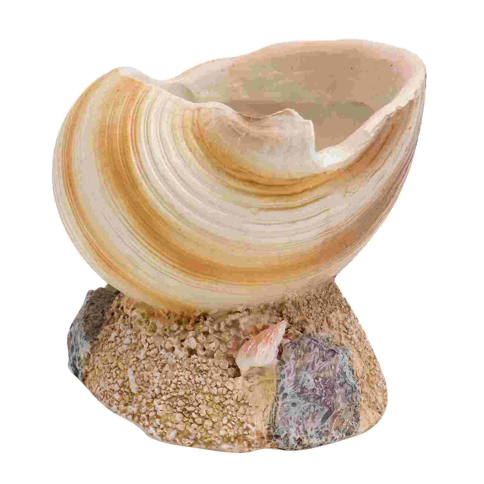 

1Pc Decorative Resin Plants Pot Unique Novel Planter Home Planter Light Yellow