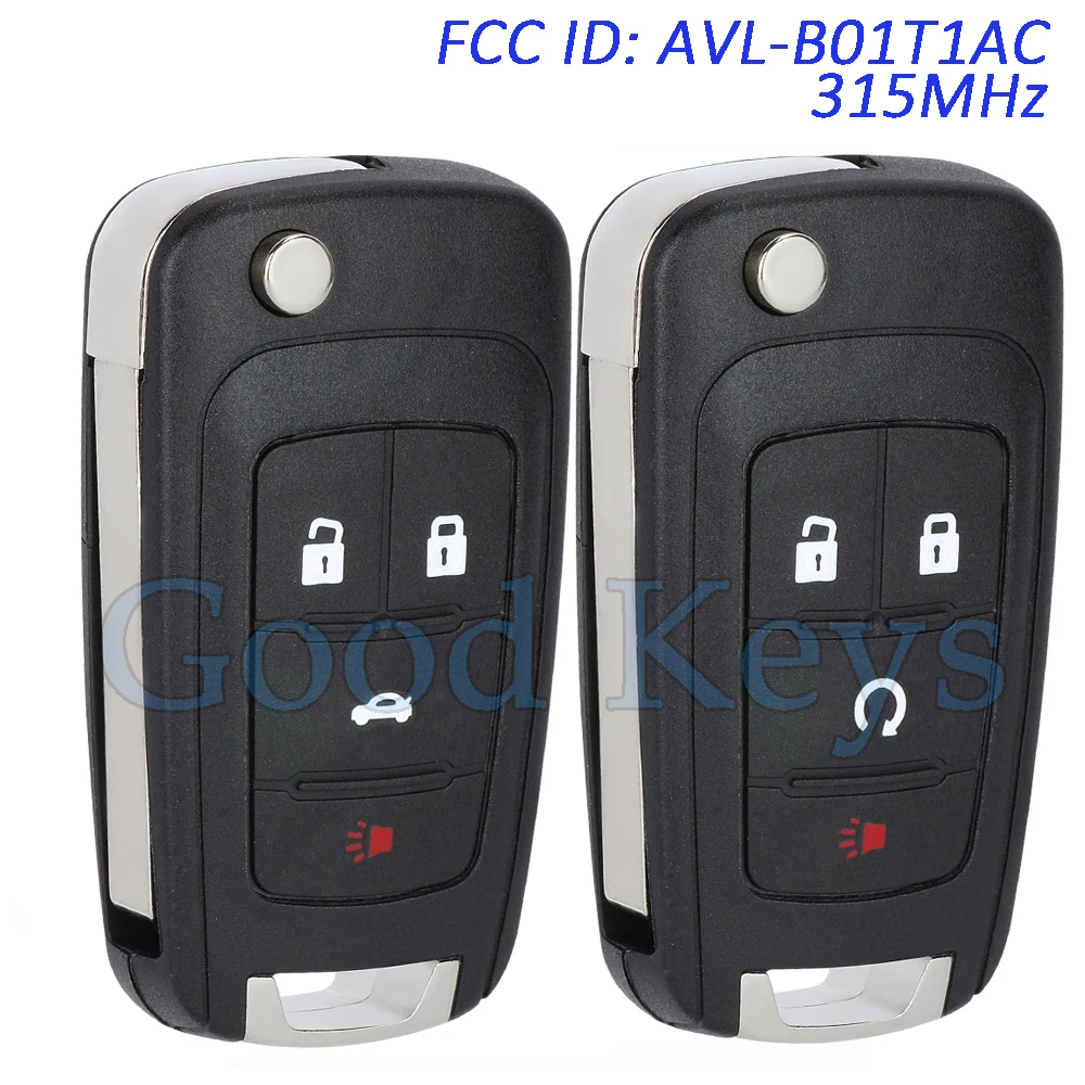 Брелок для дистанционного ключа Chevrolet Camaro Cruze Equinox Impala Malibu Trax Buick Encore Lacrosse GMC 315 МГц