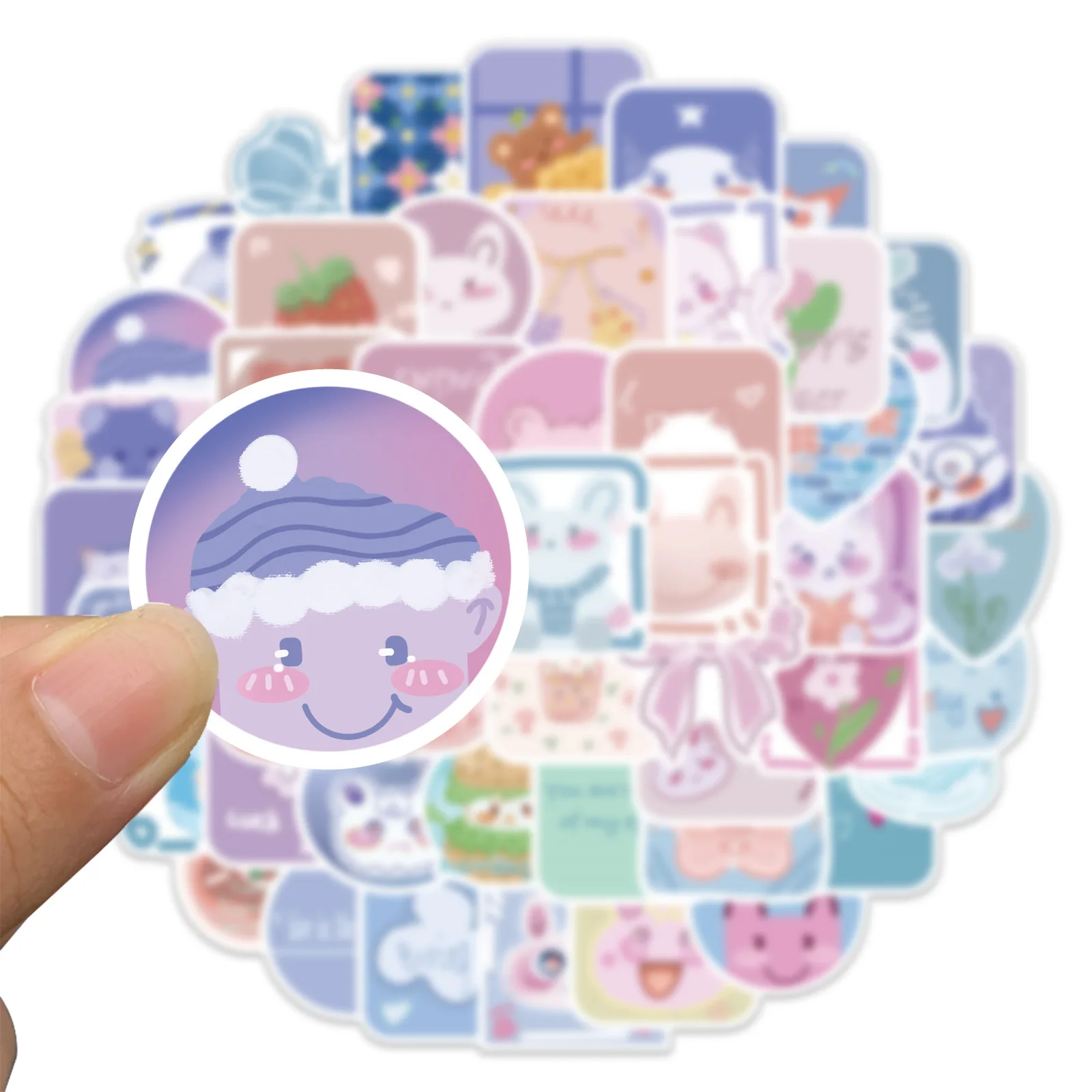 Оригинальные Мультяшные милые стикеры в стиле Ins для граффити Необычные