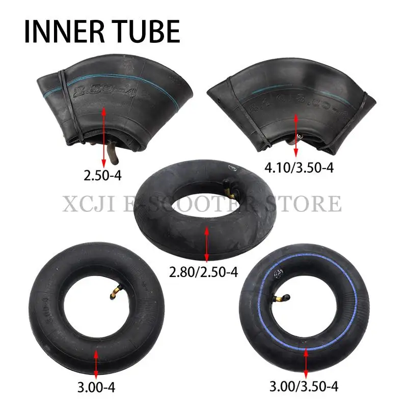 

4.10/3.50-4 Inner tube camera 2.80/ 2.50-4 3.00-4 Electric scooter accessories Black rubber inner tube