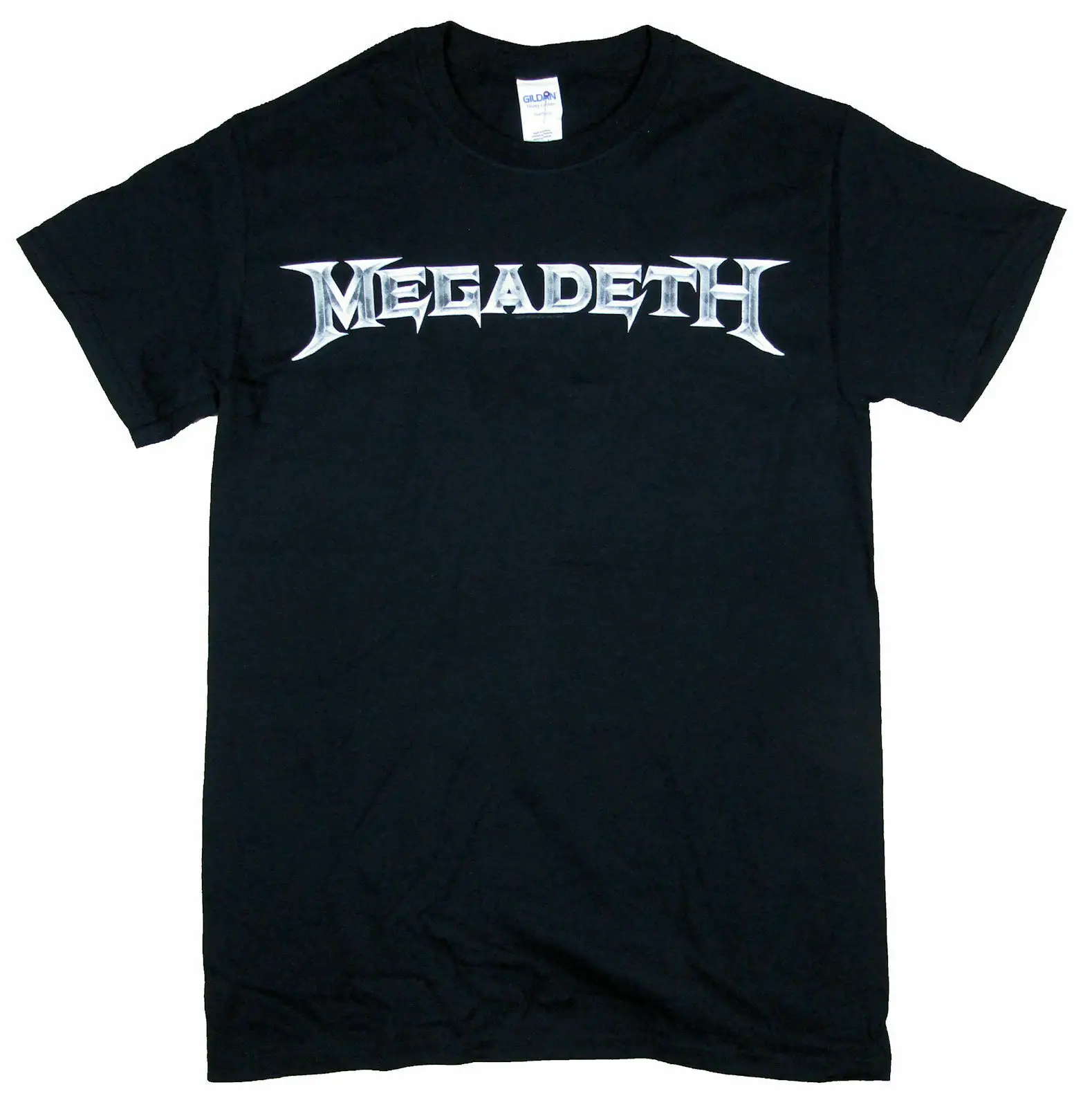 

Megadeth White Logo Black T-Shirt (Small) NEW