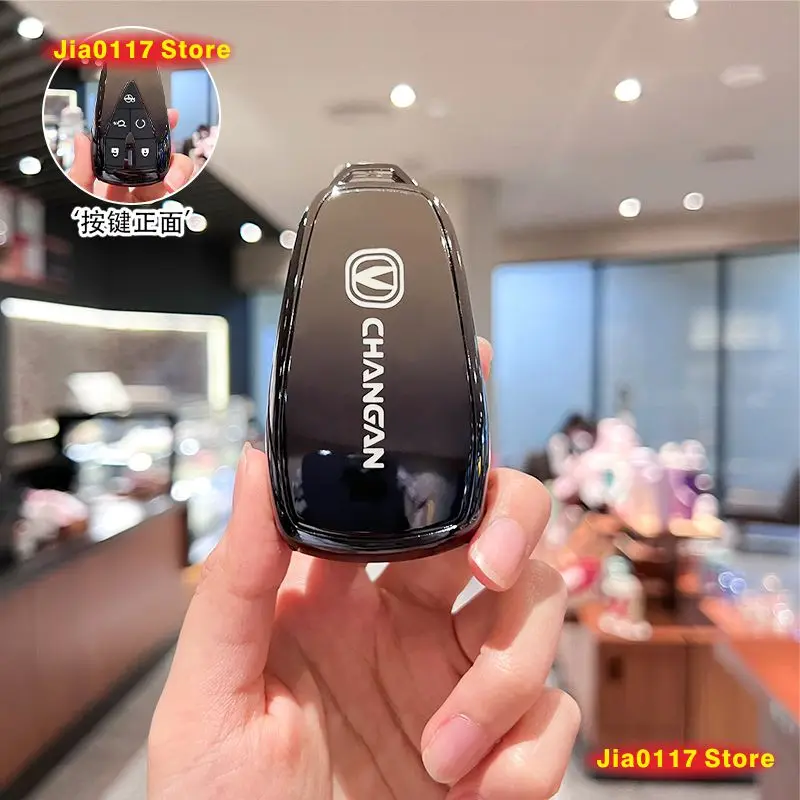 

Car Key Holder Keychain For Changan CS35 PLUS Silicone Case Key Cover Free shipping