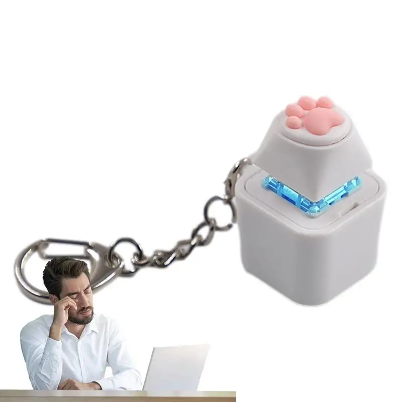 Игрушка-фиджет с клавиатурой куб для ключей игрушка-фиджет 6 лампочками шуток и