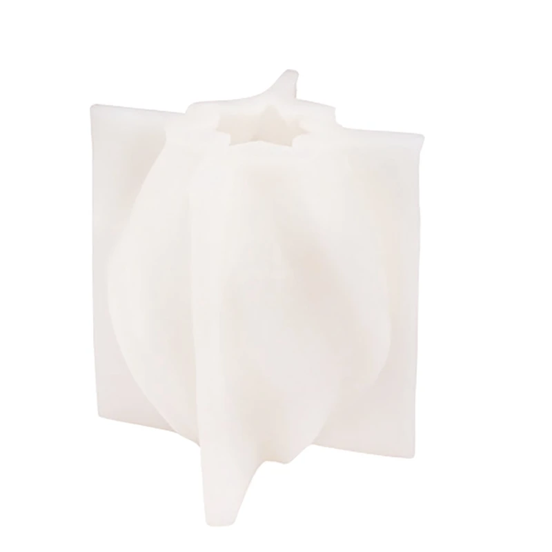 

Geometric Wave Twirl Candle Molds Taper Abstract Art Decorative Wavy Stripe Pillar Modern Candles Silicone Mould