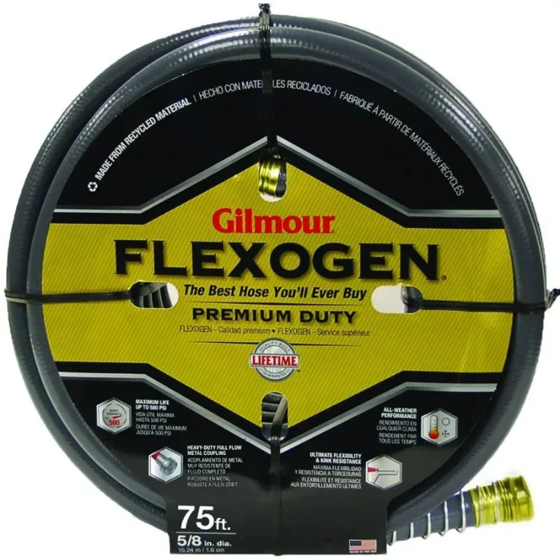 

10058050 8-ply Flexogen Hose 5/8-Inch by 75-Foot, Gray