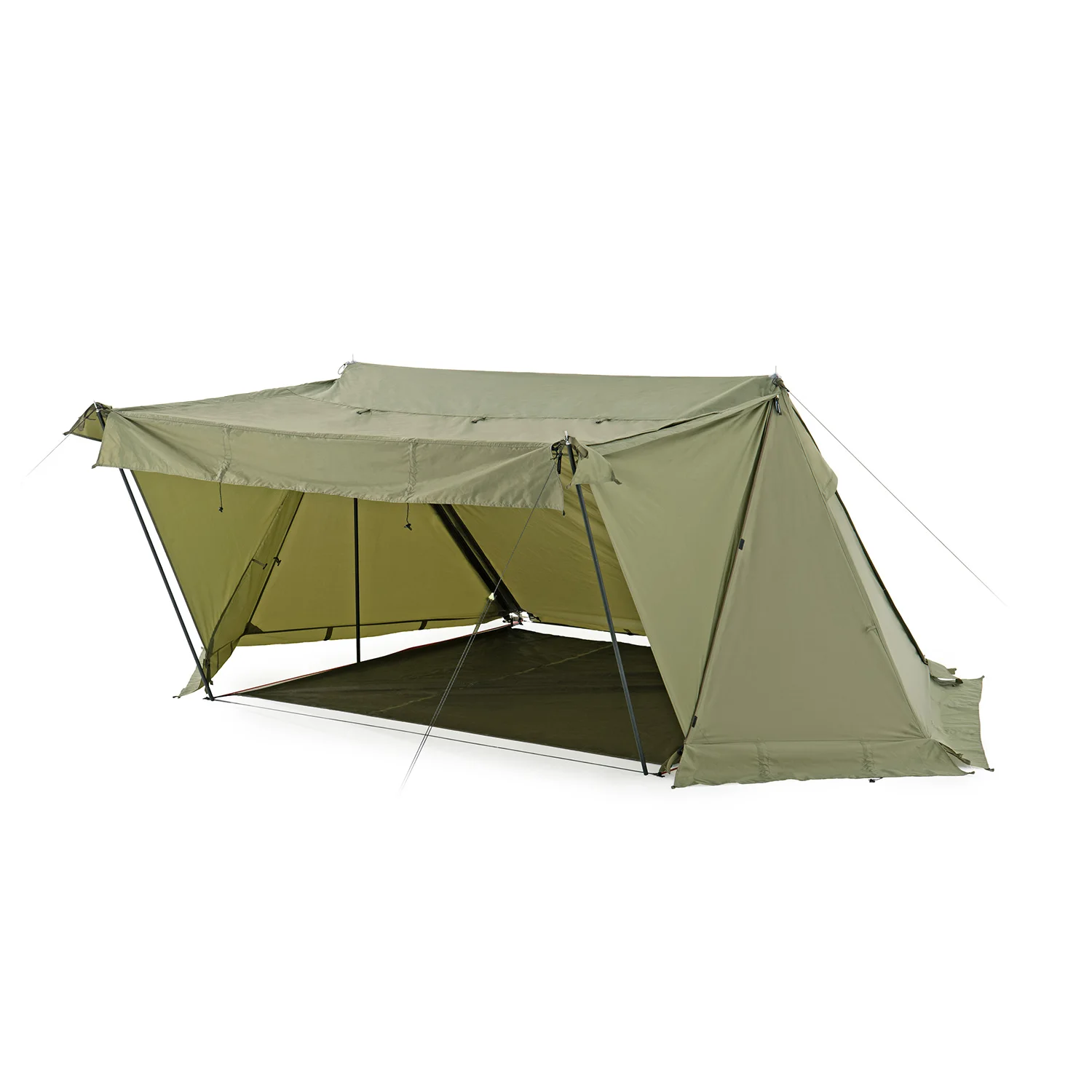 Naturehike Ares Single Army Camping Tent Outdoor 210D Fabric Windproof Waterproof Shelter-Style Canopy Tents With Chimney Mouth