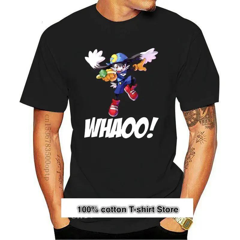 

Klonoa-Camiseta Retro de videojuego Unisex, camisa de dibujos animados, nueva moda, camisetas divertidas, envío gratis