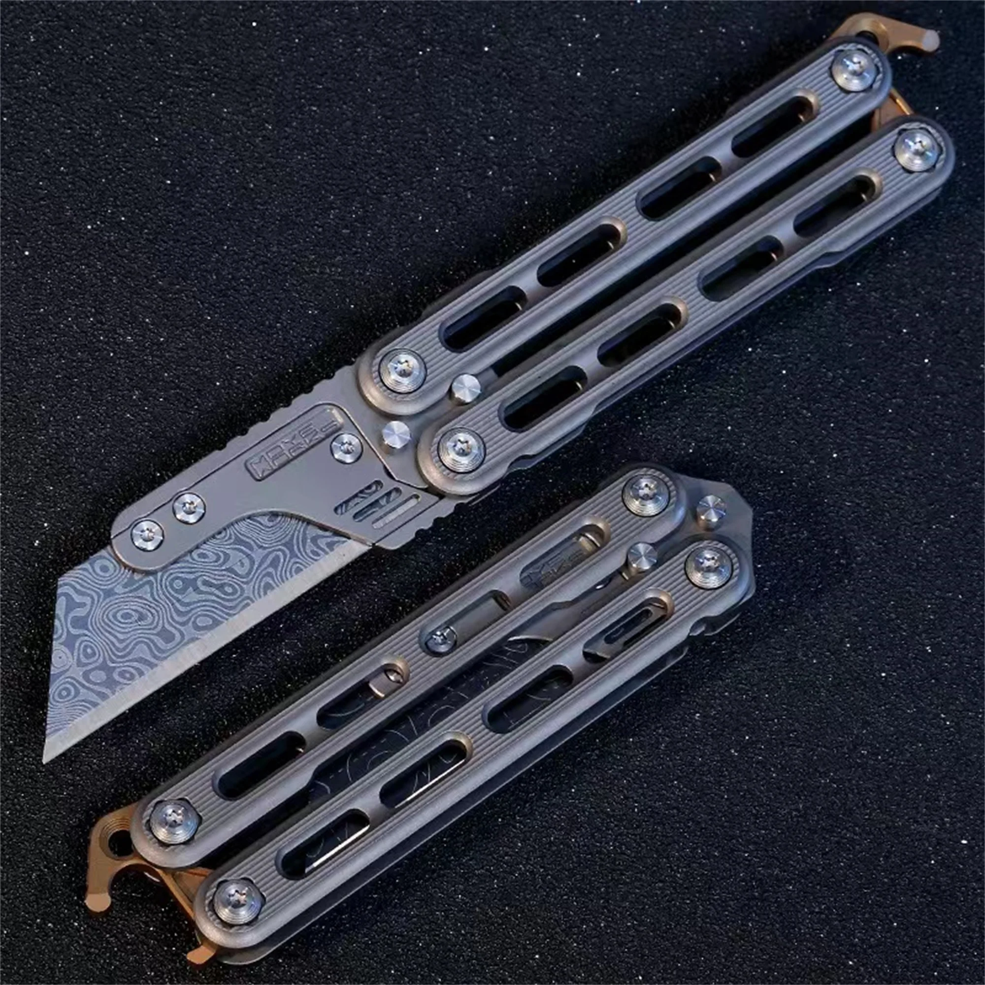 

Многофункциональный нож MOYEWORKS TC21 из титанового сплава, быстросъемные складные ножи для повседневного использования, многофункциональные и...