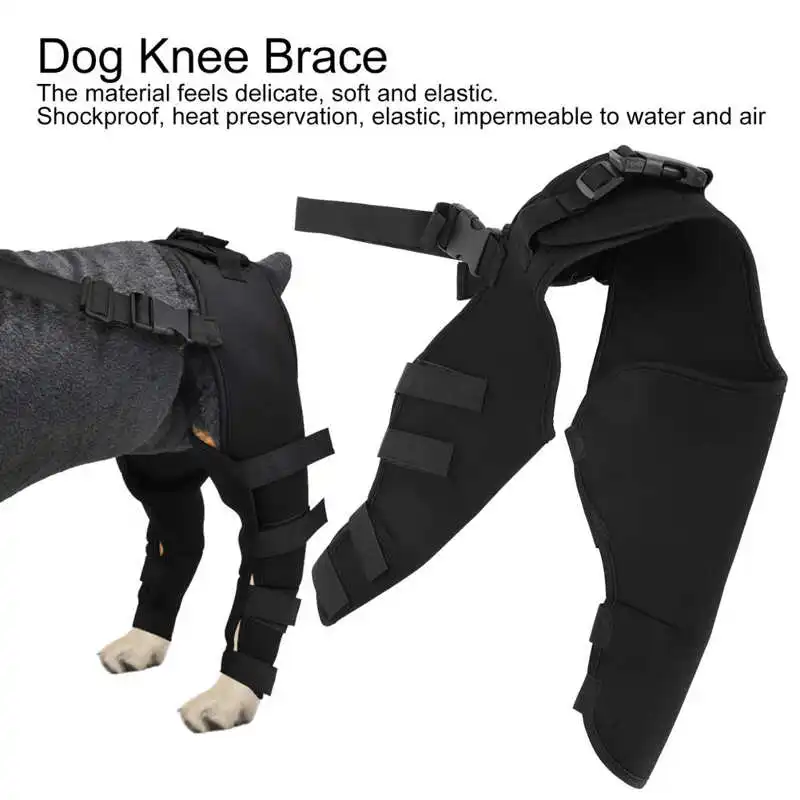 

Pet Dog Hind Legs Protector Adjustable Knee Brace Leg Support for Dogs Hind Legs Recover Universal Pet Trainer Tools