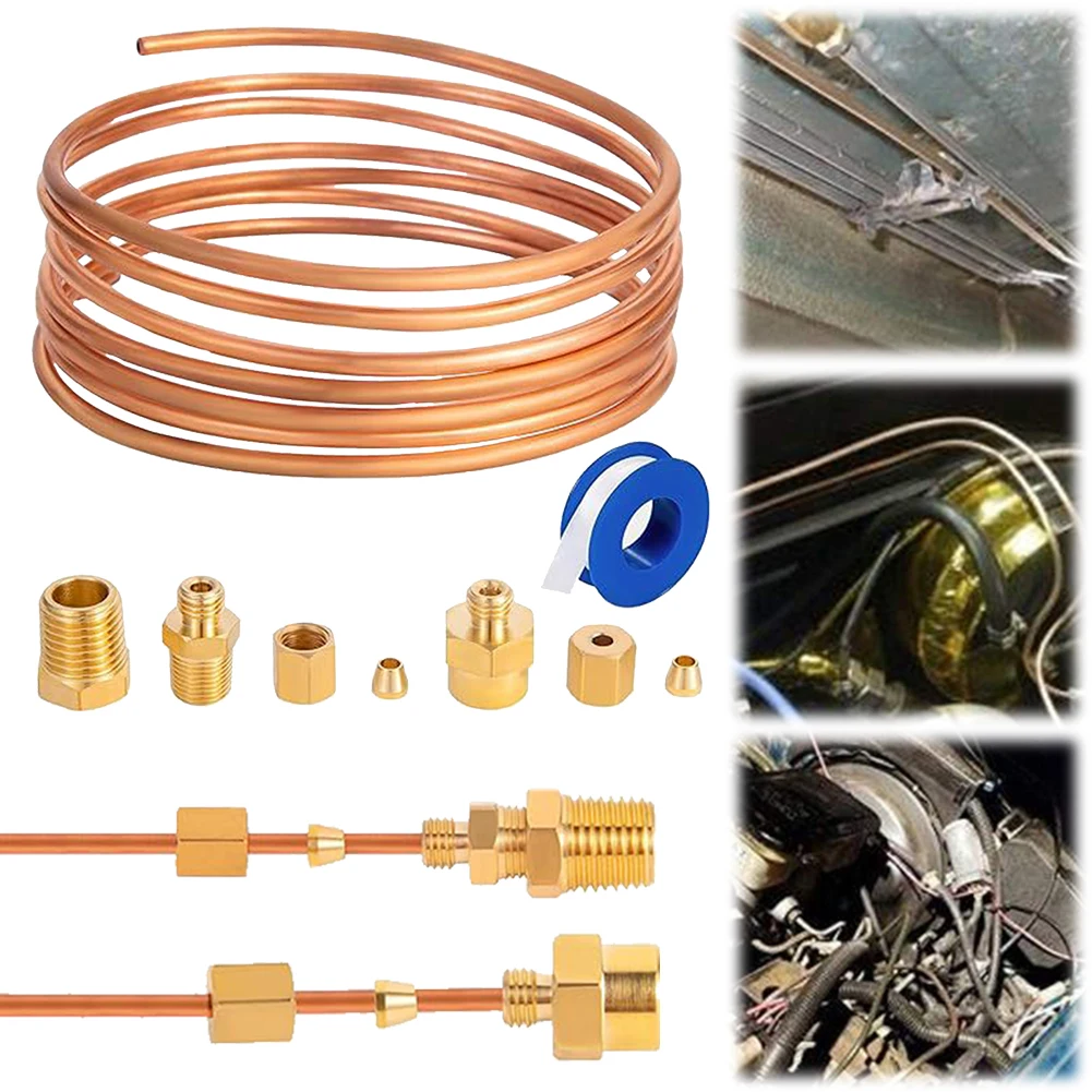 Набор медных манометров для механического масла 72 дюйма диаметр 1/8