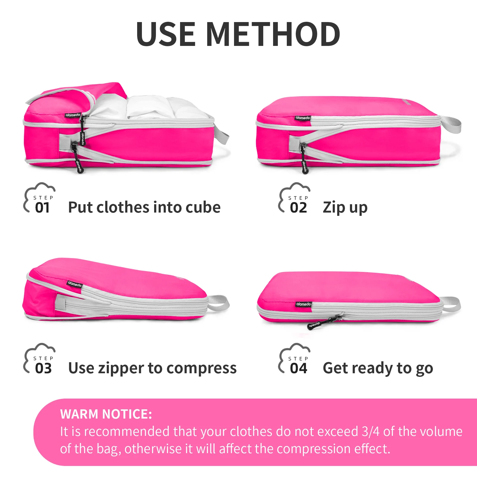 Рисунок 6 - АЛАМЕДА компрессионные упаковочные кубики