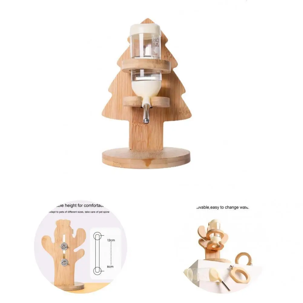 

Wide Application 80ML Functional Adjustable Height Bracket Water Feeder Environmentally Friendly for Personal Use