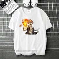fairy tail japan anime cartoon premium cotton t shirts men women tee shirts summer brand camisas hombre fashion harajuku t shirt