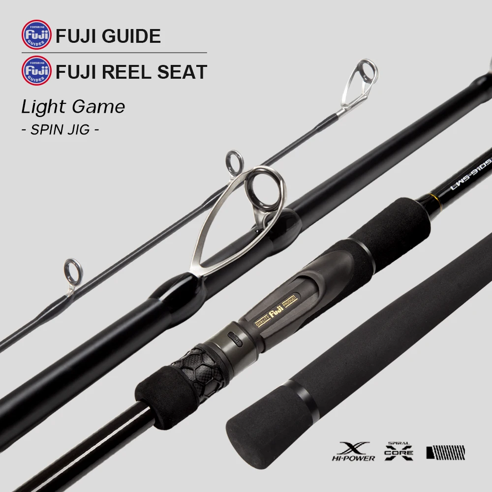 

Hunthouse Almighty Fujl Shore Spinning Fishing Rod 2.65m /3m Telescopic Lure Wt20-80g Carbon Fiber Saltwater Seabass Fish Tackle