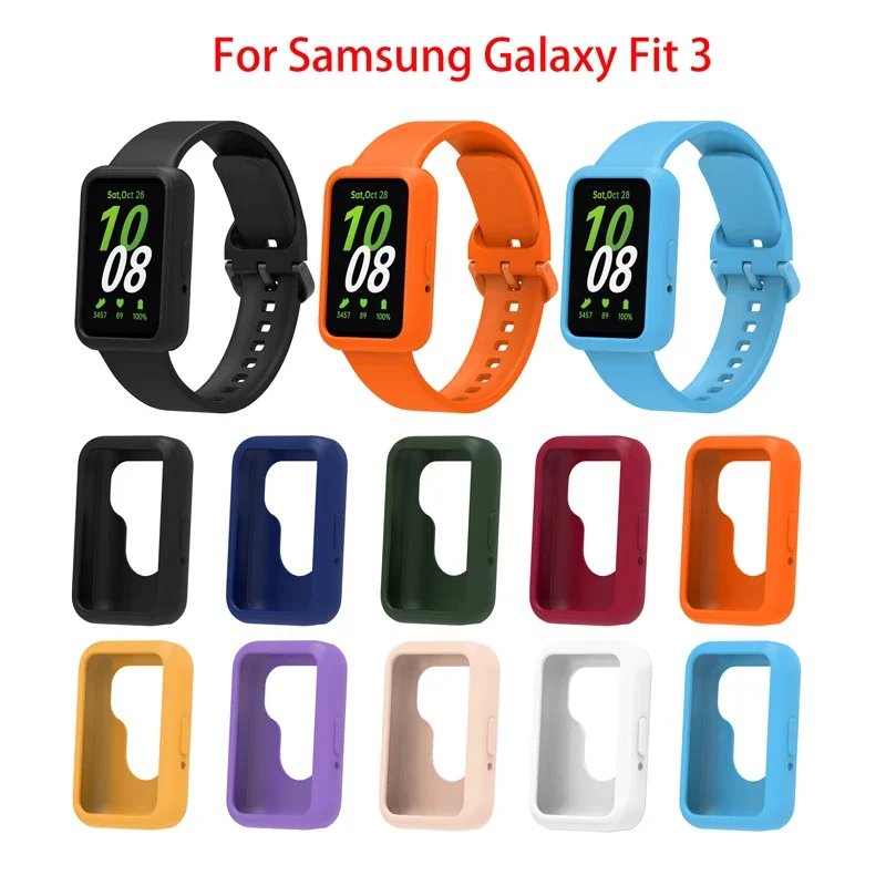 Силиконовый чехол и ремешок для Samsung Galaxy Fit 3 fit3 мягкий силиконовый сменный