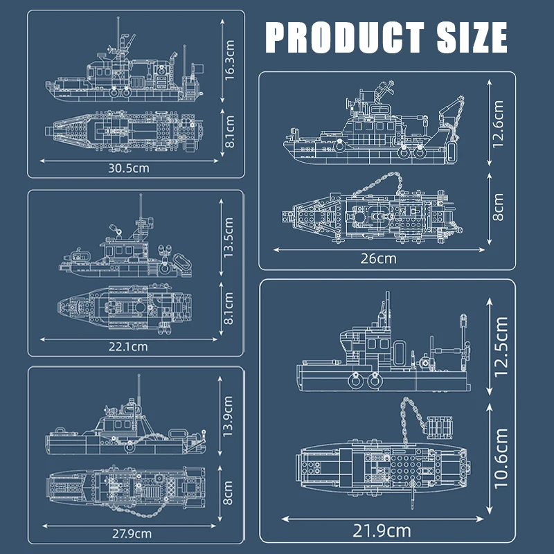 Детский конструктор Лодка
