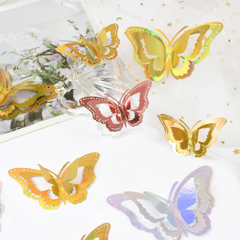 

12Pcs 3D Butterfly Wall Stickers Home Living Room Decor Butterflies Decals Wedding DIY Wall Art Stickers Kids Room Decorations
