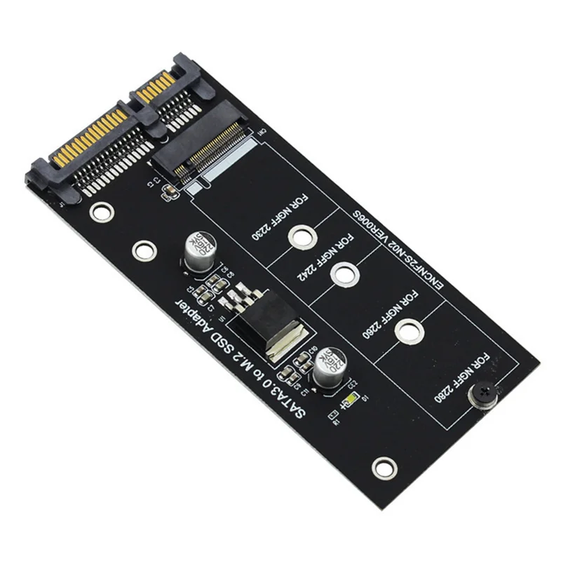 Адаптер M.2 SATA M2 к Конвертер NGFF 2 5-дюймовая карта SATA3 Ключ B для 2230-2280 SSD