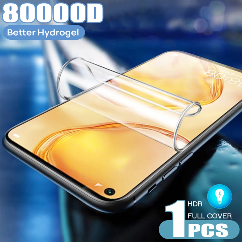 

1Pcs Hydrogel Film On the Screen Protector For Honor 50 20 10 9X 8X 60 Pro Screen Protector For Huawei P30 Lite P20 P40 P50 Pro