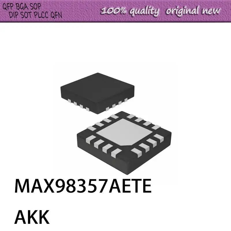 

NEW 5PCS/LOT MAX98357A MAX98357AETE AKK QFN-16
