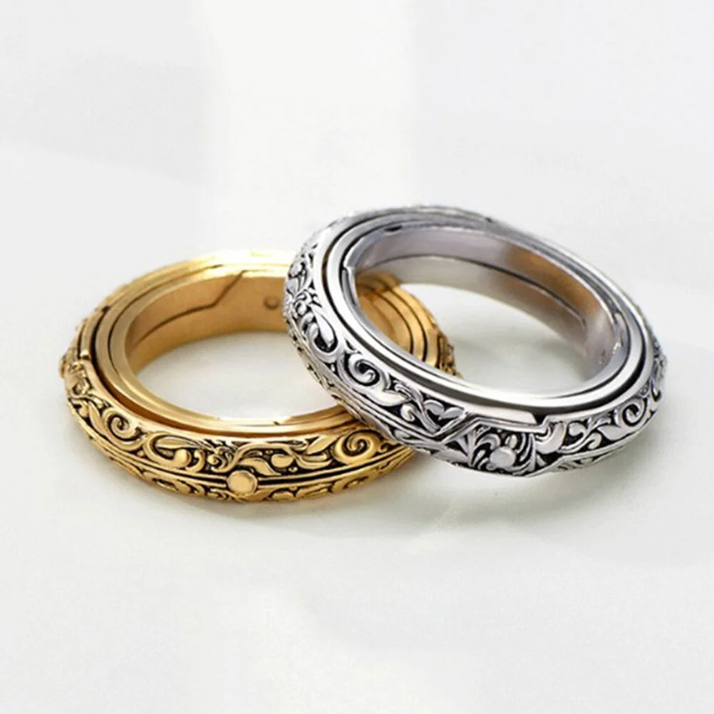 Astronomical Sphere Ball Ring Cosmic Rings Trendy Vintage Lovers Couples Jewelry