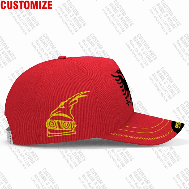 Молодежная Студенческая Кепка с надписью имени и номером белого красного синего