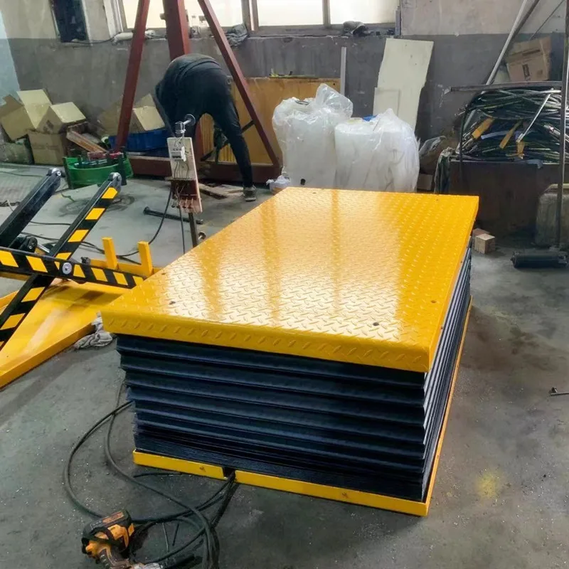 Cheap Hydraulic Electric Scissor Lift Table with Dust cover use in production plant | Lifting Machine