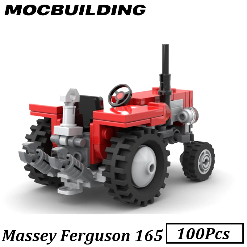 

Сельскохозяйственный автомобиль Massey Ferguson 16 модель MOC строительные блоки, сборка скоростных чемпионов, коллекционные автомобили, игрушки для детей, подарки на день рождения