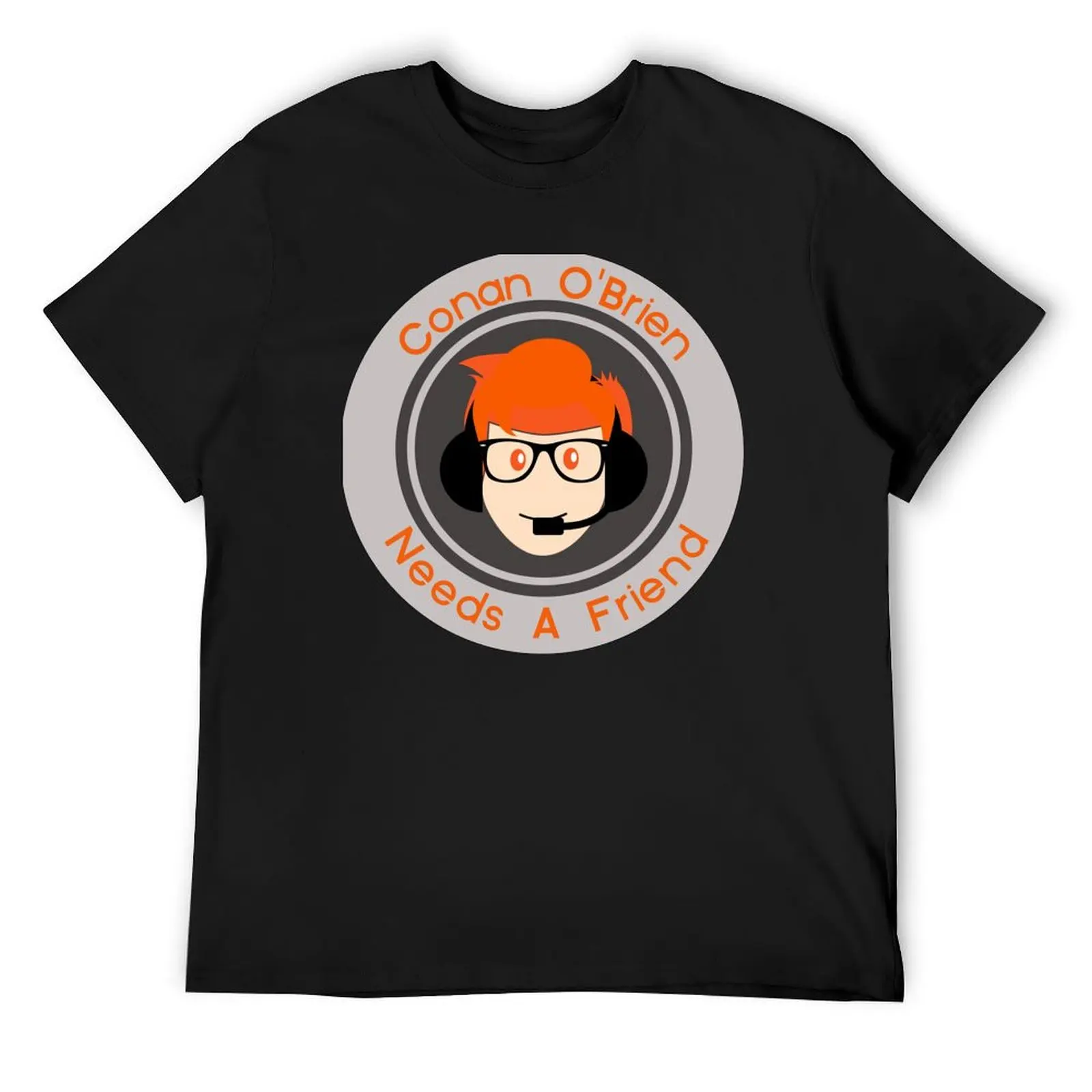 Футболка Conan Oɻrien Needs A Friend Team Coco футболки с аниме мешковатые рубашки