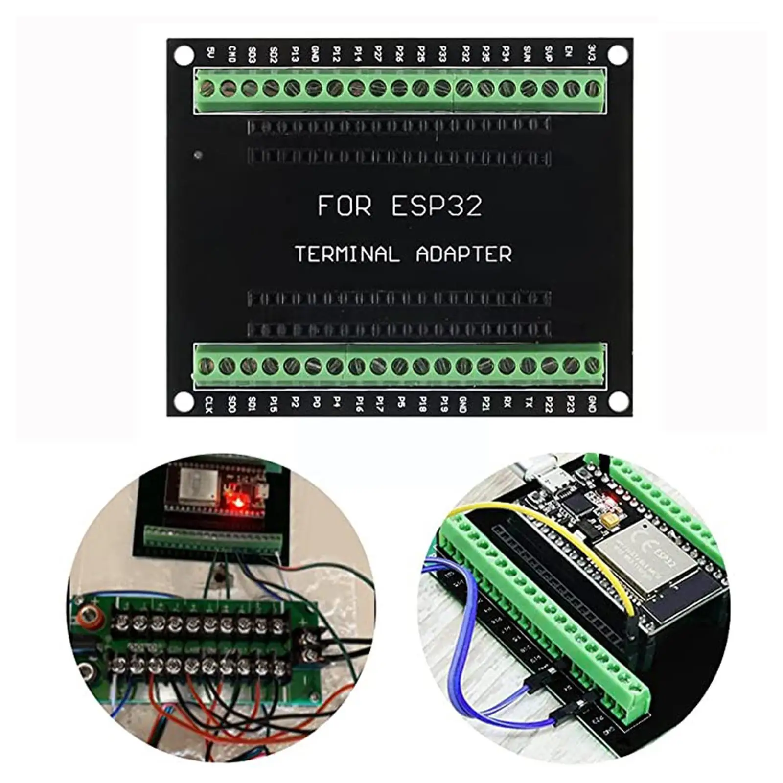 

Секционная плата Esp32 для Gpio 1 в 2, совместимая с 38 контактами Esp32s Esp32, макетная плата 2,4 ГГц, двухъядерный H0h9