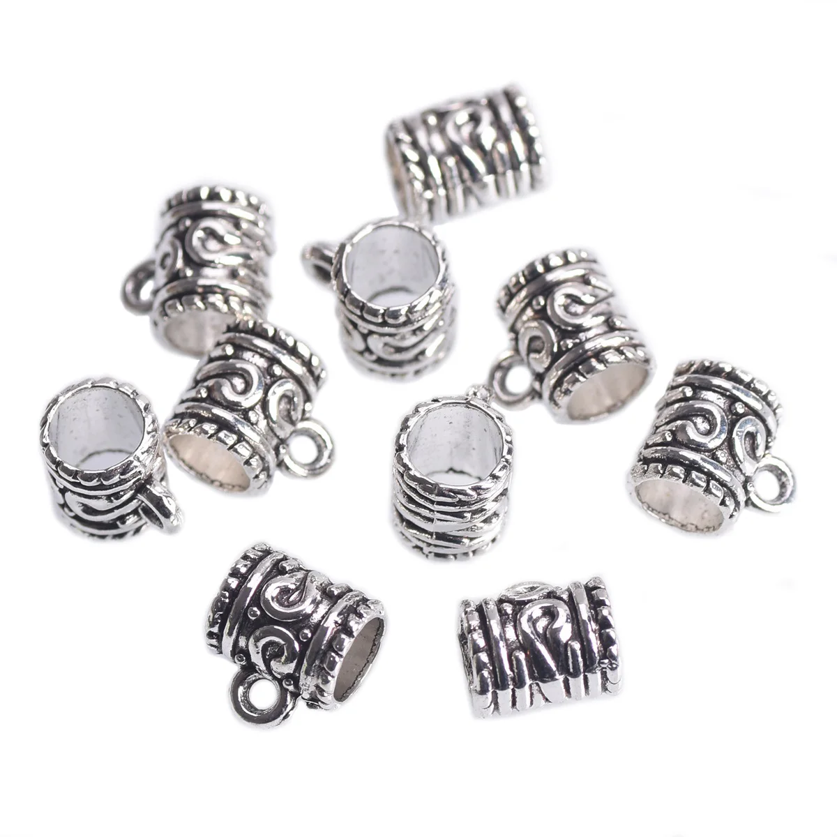 

20pcs Mug Shape 9x7mm Tibetan Silver Color Metal Alloy Loose Spacer Beads lot for DIY Necklace Bracelet Jewelry Making Findings