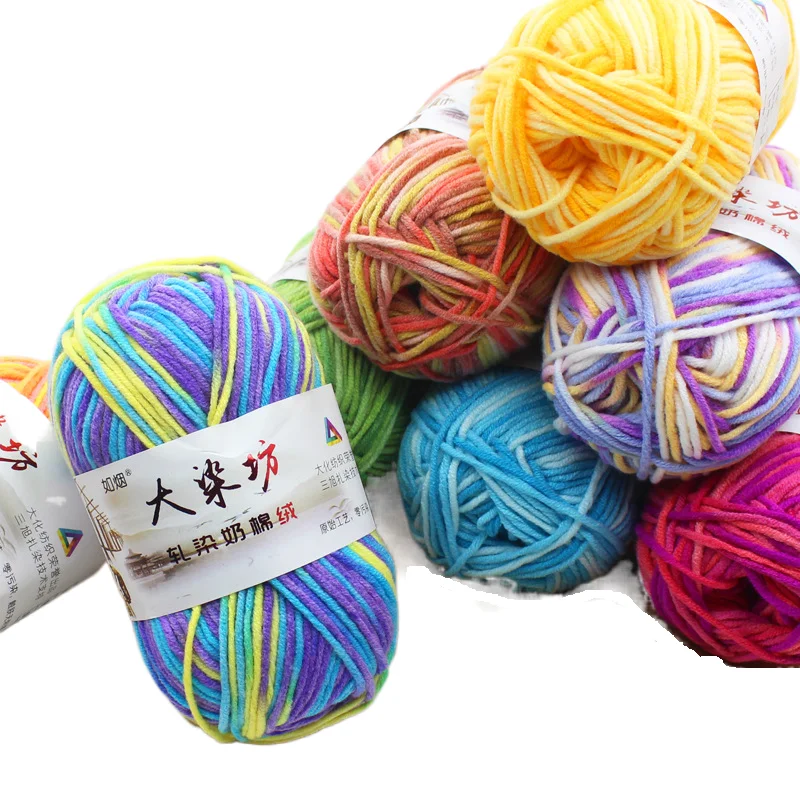 2 шт. * 50 г/шар Рождественская искусственная акриловая пряжа ручное вязание