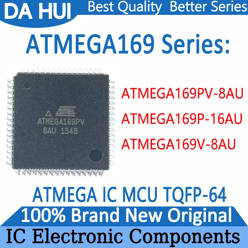 

ATMEGA169PV-8AU ATMEGA169P-16AU ATMEGA169V-8AU ATMEGA169PV ATMEGA169P ATMEGA169V ATMEGA169 ATMEGA IC MCU Chip TQFP-64 in Stock
