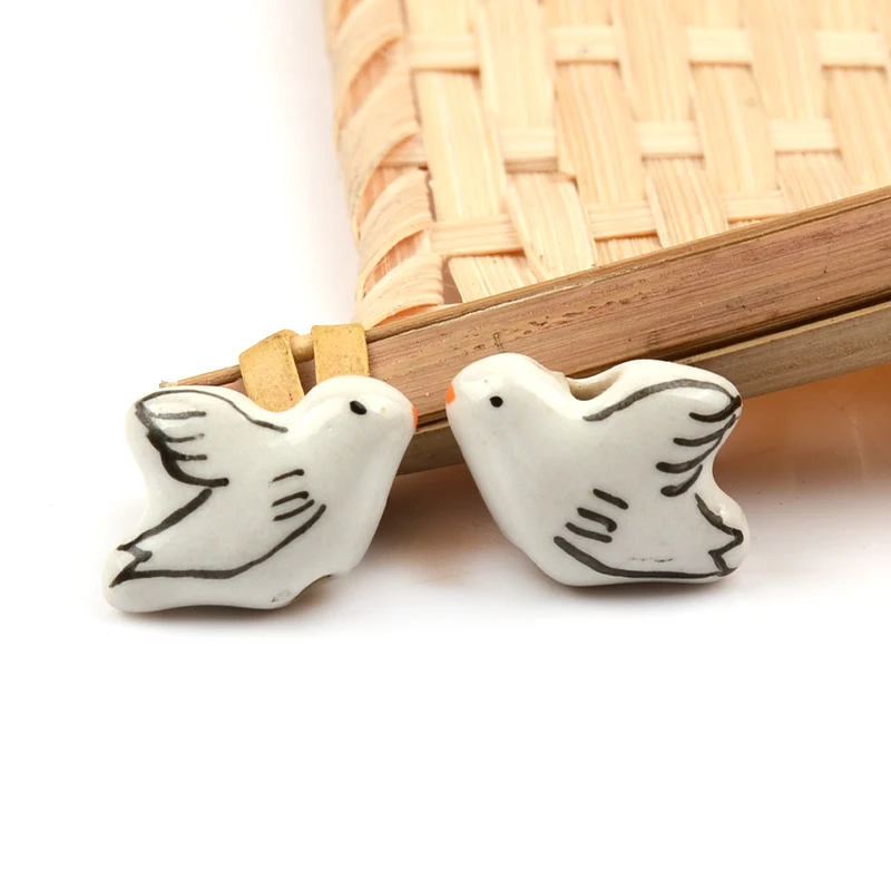 

5 шт., керамические бусины для ювелирных изделий, 18 х12 мм