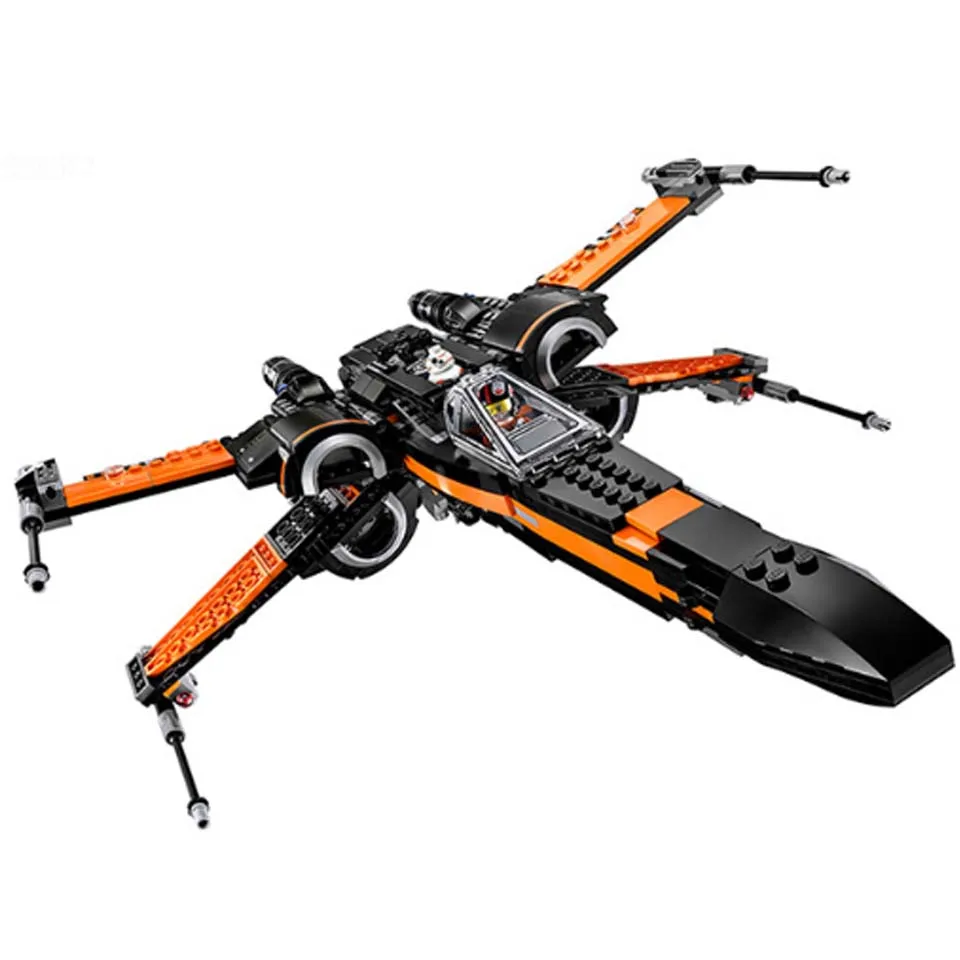 

05004 звезда Пробуждение силы Poe X-Wing истребитель Набор строительных блоков рождественские подарки для детей