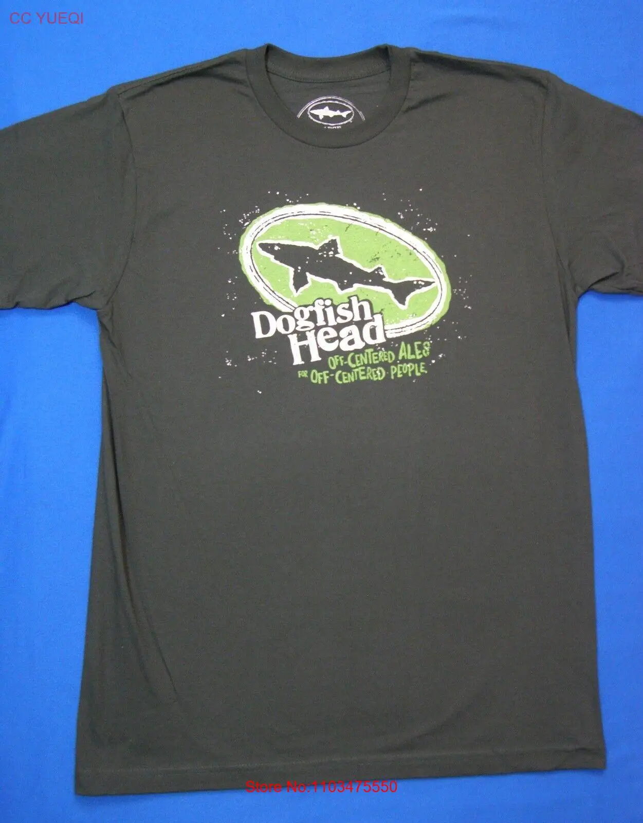 Dogfish голова тюка футболка офцентрические тюки/люди темно-зеленая рубашка размер L