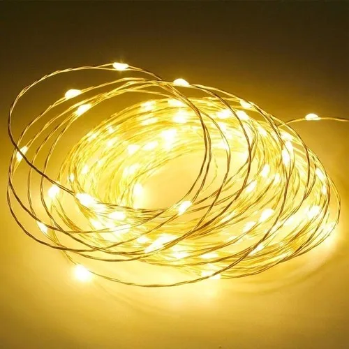 

BATTERY-POWERED FAIRY LED 5 METER YELLOW AND WHITE