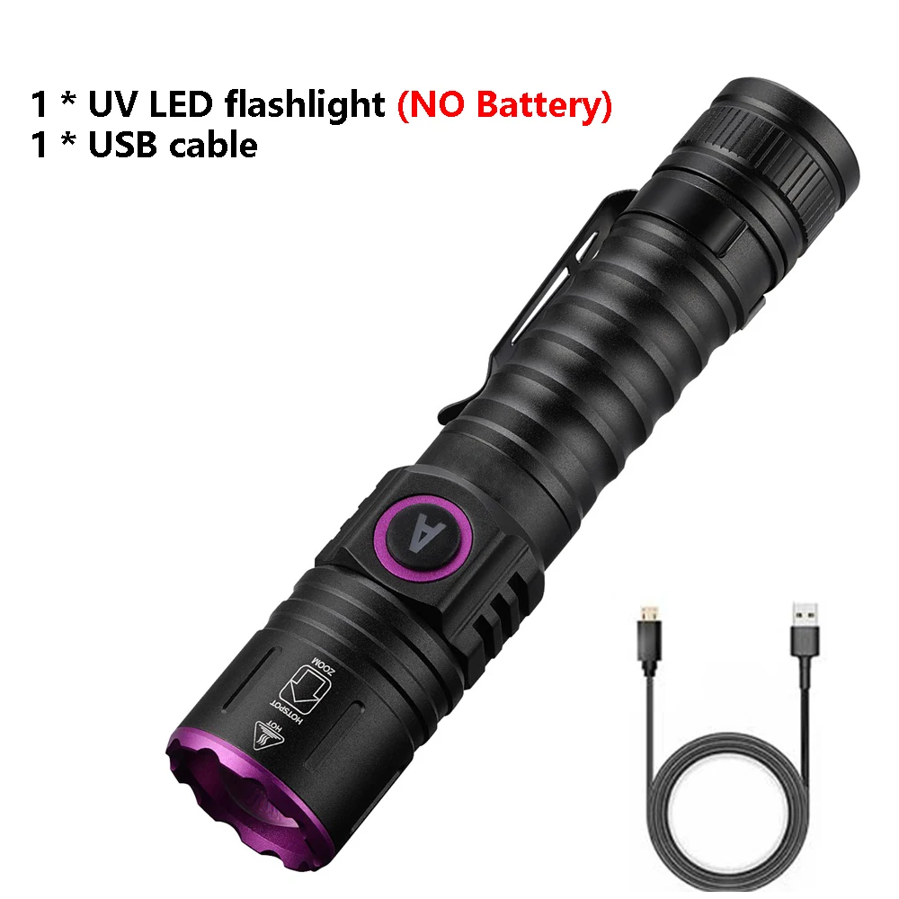 

DAOZHIMEI USB ультрафиолетовый фонарик 395/365 нм