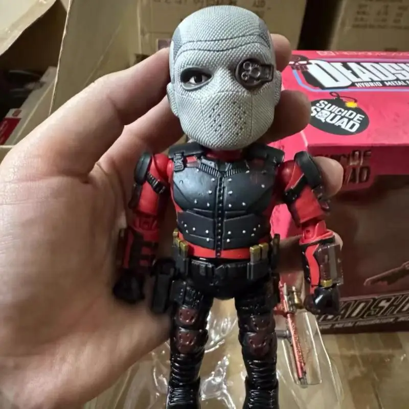 Фото Оригинальная коллекционная фигурка HEROCROSS Official DC Suicide Squad Deadshot, модель из ПВХ, игрушка, подарок на день рождения, в наличии №5