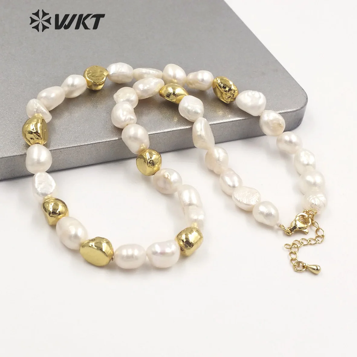 Женское ожерелье из пресноводного жемчуга WKT