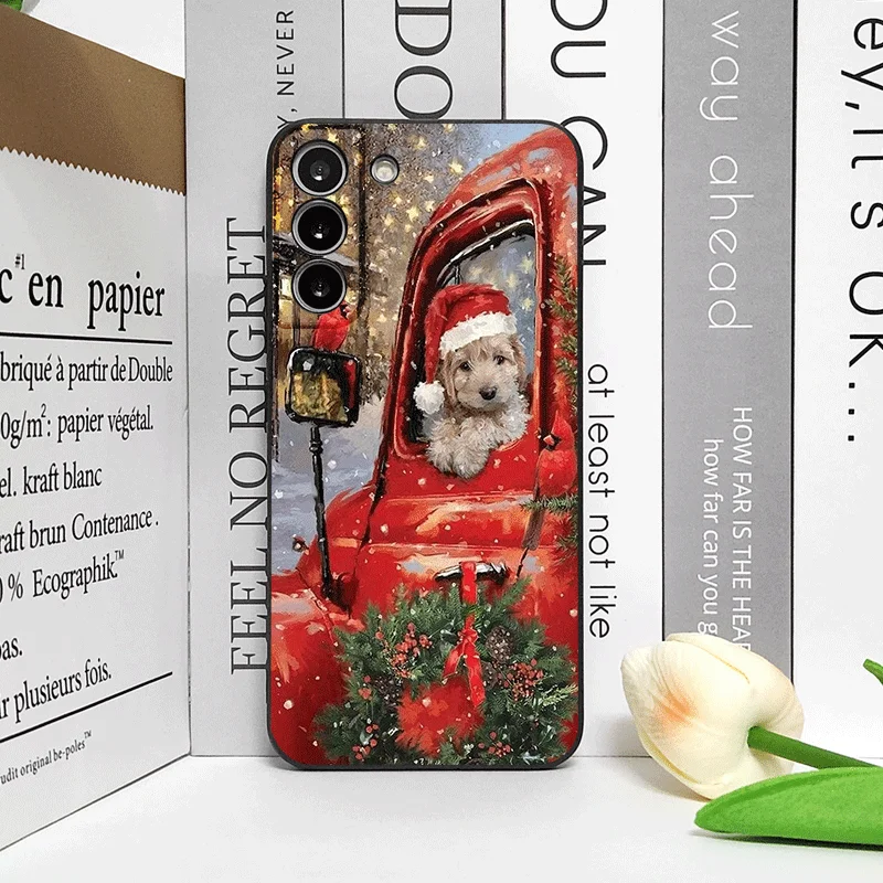 Рождественские грузовики с рисунком собаки, чехол для телефона Motorola Moto Edge 50 Fusion 40 30 Neo G34 G24 E14 G75 G85 G54 5G, мягкий чехол (art.: 3920d187bbd41) - 3920d187bbd41
