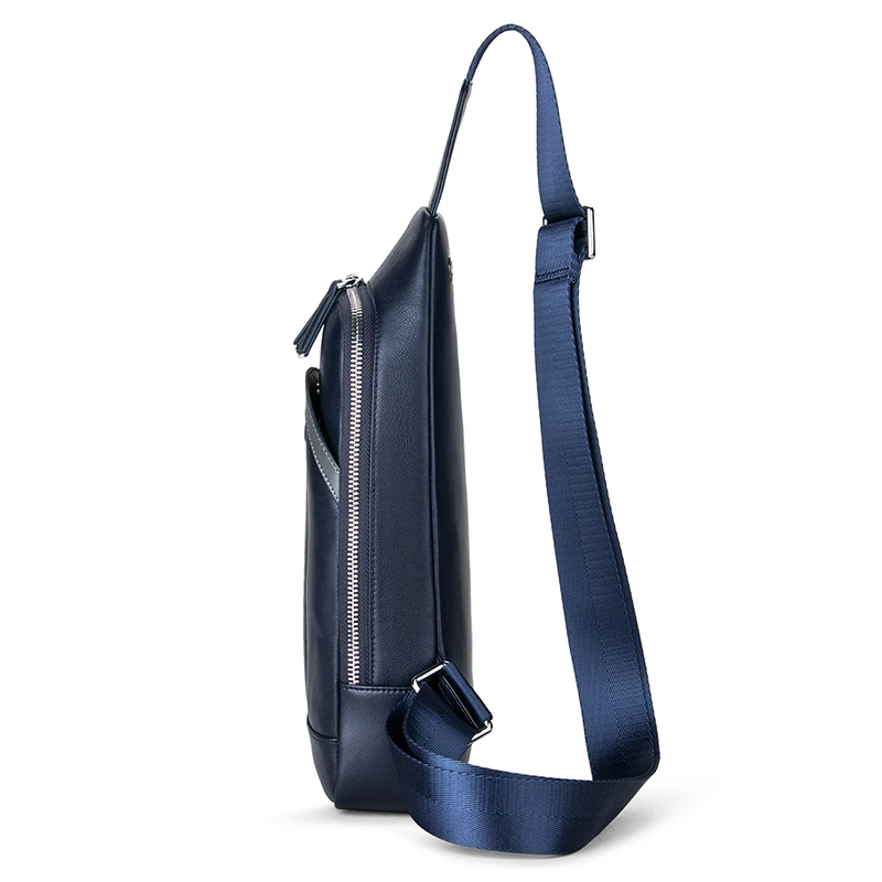 Модная мужская сумка через плечо из натуральной кожи Повседневная