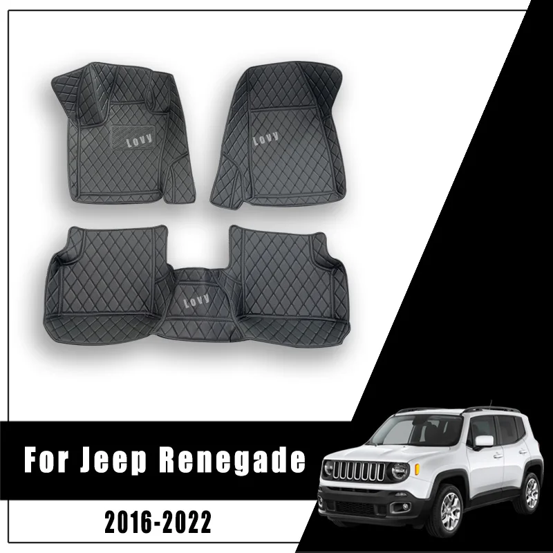 

Car Floor Mats For Jeep Renegade 2022 2021 2020 2019 2018 2017 2016 Custom Rug Auto Interior Accessories Automobile Carpet Cover