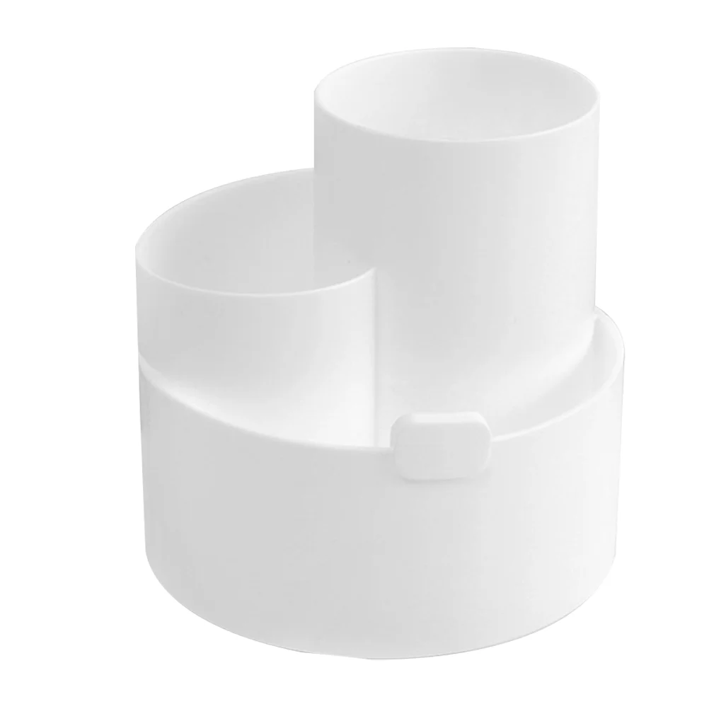 

Compartment Stationery Holder Plastic Rotatable Brush Pot Office Stationery Box